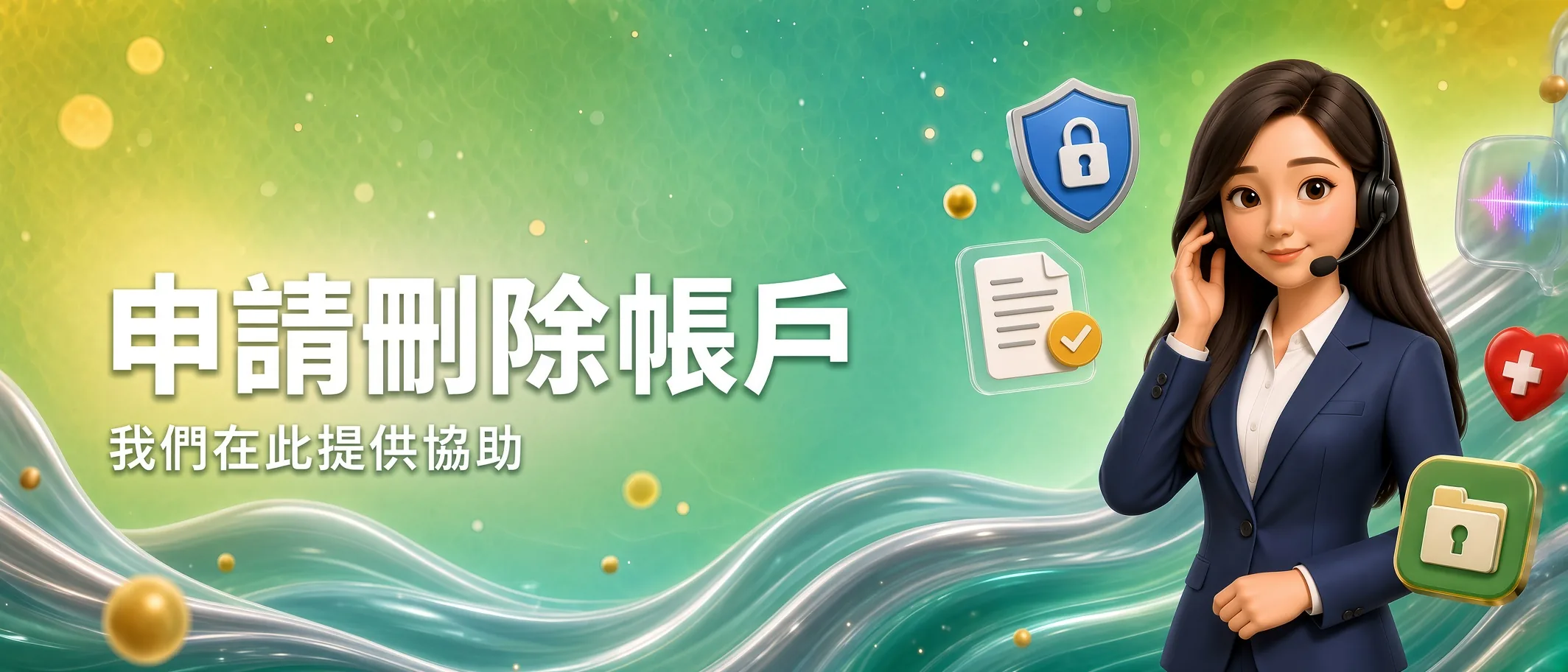 申請刪除帳戶